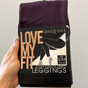 Cozy fleece lined leggings